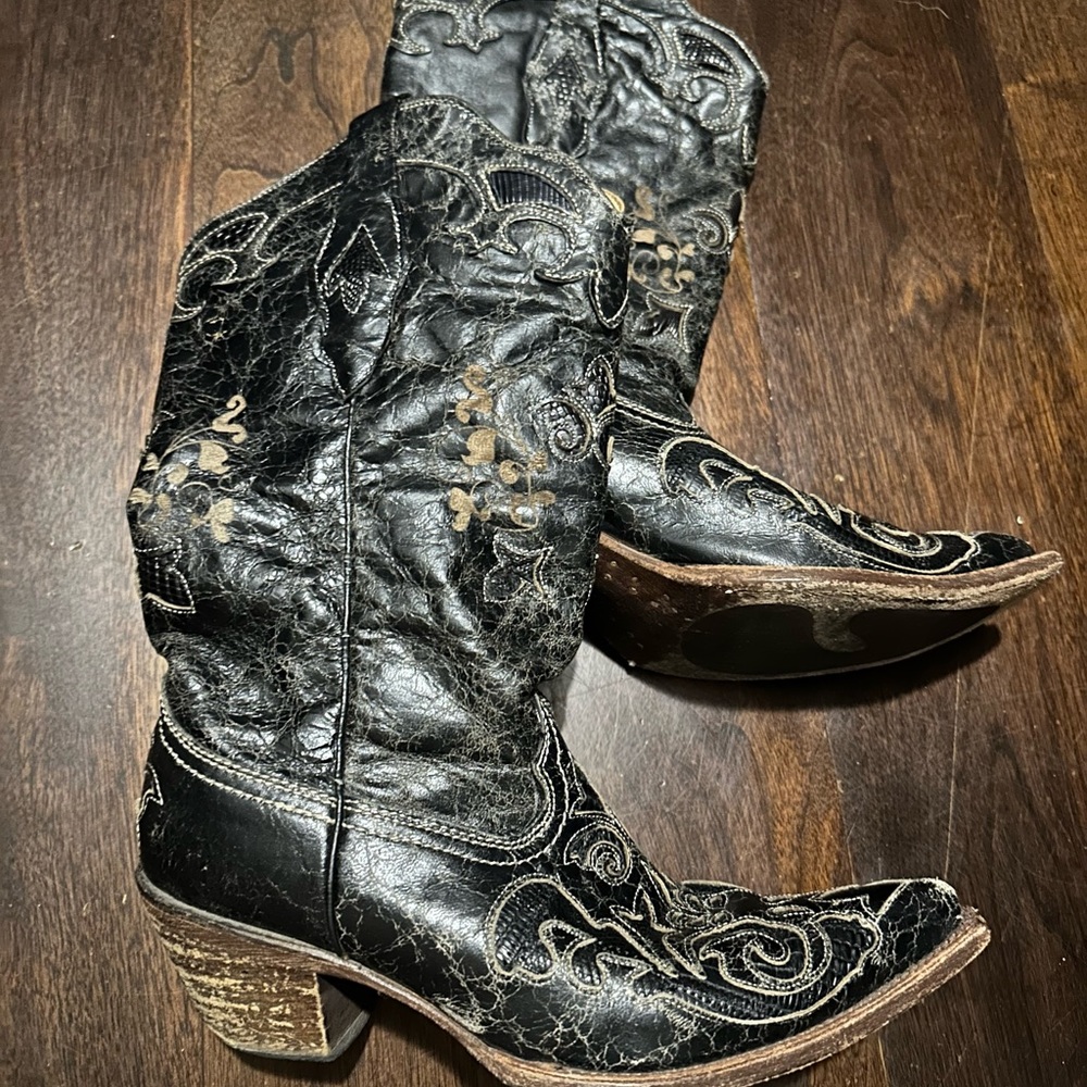 Corral Distressed Cowboy Boots
